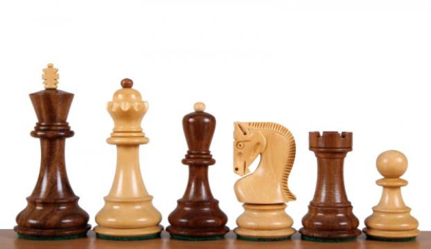 Piese sah lemn Staunton 5 - design Zagreb de la Chess Events Srl