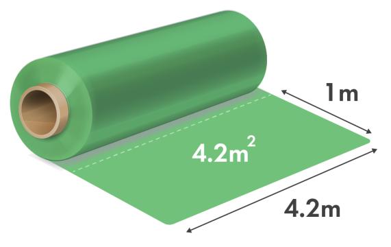 Folie reciclat verde-din material reciclat de la Electric Srl