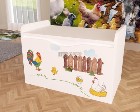 Bancuta depozitare copii Ferma Animalelor de la Marco Mobili Srl