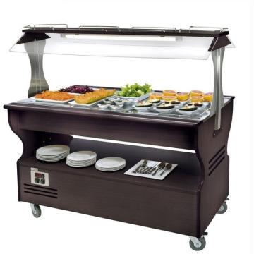 Modul servire rece - bufet 4 GN 1/1 wenghe de la Fimax Trading Srl