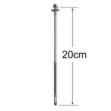 Surub panou sandwich 200mm zincat - 50 buc/cutie de la Marisim Total Instal Srl