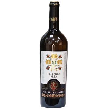 Vin alb sec Feteasca Alba Comrat, 0.75L (SGR)