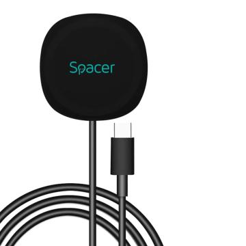 Incarcator wireless Spacer, Quick Charge 15W Qi