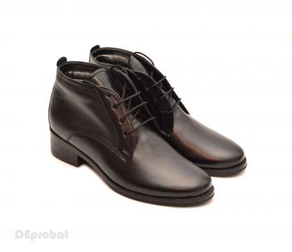 Ghete elegante dama piele naturala negre G30