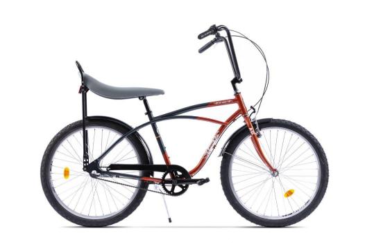 Bicicleta Pegas Strada 1 26'' aluminiu 3S cupru, gri de la Transilvania Euro Tour Srl