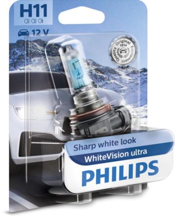 Bec far H11 12V 55W White Vision Ultra (blister) Philips de la Auto Care Store Srl
