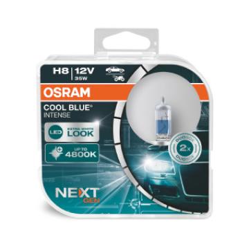 Set 2 becuri 12V H8 35 W Cool Blue Intense Nextgen Osram