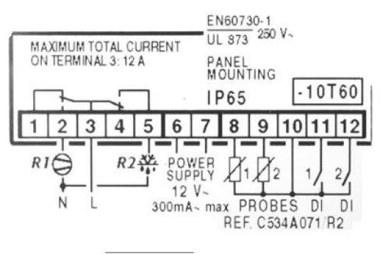 Controler electronic termostat digital 12Vac de la Kalva Solutions Srl