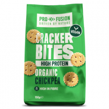 Crackers proteici cu faina de naut, bio, 150g, Profusion