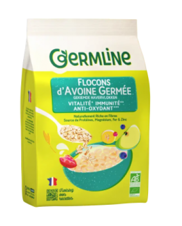 Fulgi de ovaz germinat, bio, 350g, Germline