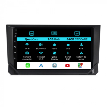 Navigatie Dedicata Seat Ibiza (2017 - 2025), 9Inch, 2Gb Ram de la Nav Store