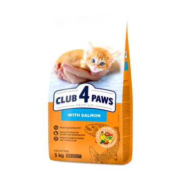Hrana Club 4 Paws Cat Kitten Junior(1-12 luni) cu somon 5kg