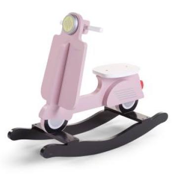 Balansoar din lemn Childhome Scooter Pink de la Stiki Concept Srl