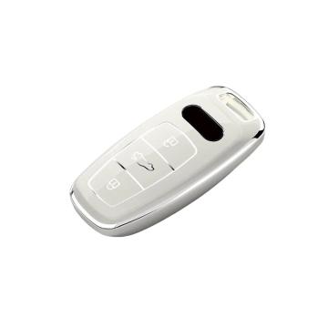 Husa pentru cheie Audi A6 A7 A8 E-tron Q5 Q8 C8 D5 alb