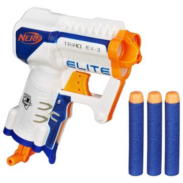 Jucarie Nerf N-Strike Elite, Triad EX-3 cu 3 proiectile de la Novator Impex Srl