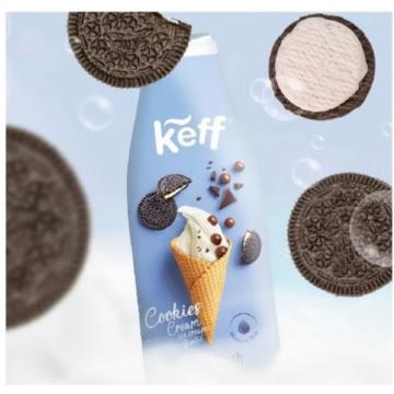 Gel de dus cookies & cream Keff, 700 ml