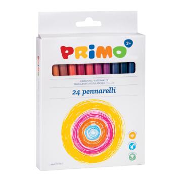 Markere colorate Morocolor Primo, 24 culori/cutie de la Sanito Distribution Srl