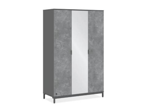 Dulap cu 3 usi Space Grey de la Intracom Trading Company Srl