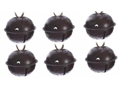 Ornament Clopotel ruginit 3cm S/6 de la Distinctiv Store Srl