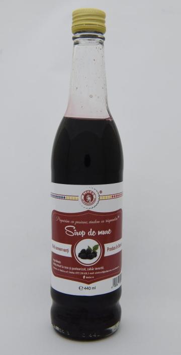 Sirop de mure preparat traditional, 440ml de la Keka Srl