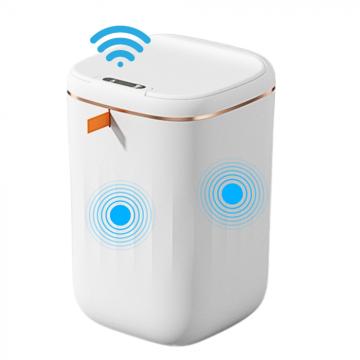 Cos automat de gunoi, cu senzor de miscare, 24L, alb