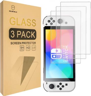 Folii de ecran compatibil cu Nintendo Switch OLED duritate 9 de la Molifag Srl