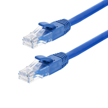 Patch cord Gigabit UTP cat6, LSZH, 0.50m, albastru - Asytech