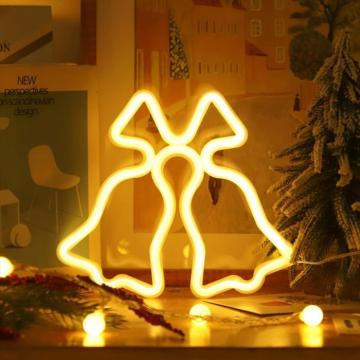 Decoratiune LED neon clopot 23x20 cm de la Molifag Srl