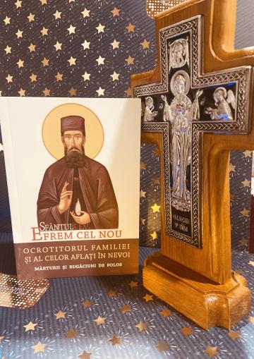 Carte, Sf. Efrem cel Nou ocrotitorul familiei de la Candela Criscom Srl.