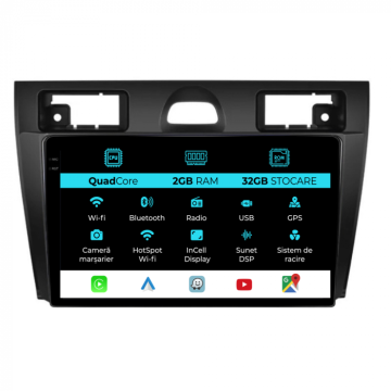 Navigatie dedicata Ford Fiesta (2006-2011), 9 inch, 2Gb Ram