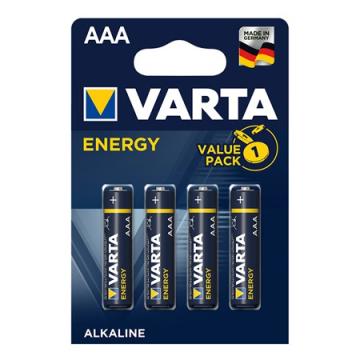 Baterie alcalina LR03 blister 4 buc Varta