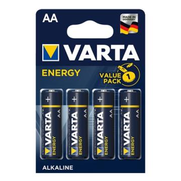 Baterie alcalina LR06 blister 4 buc Varta