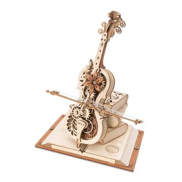 Puzzle 3D Cutie muzicala Violoncelul Magic de la Sofiart Concept