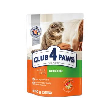 Hrana pisici Club 4 Paws Cat adult cu pui 900g de la Club4Paws Srl