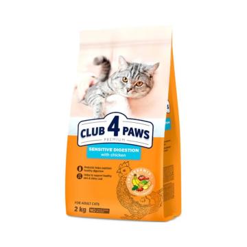 Hrana pisici Club 4 Paws Cat adult sensitive digestion 2kg de la Club4Paws Srl