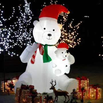 Om de zapada gonflabil cu LED iluminat