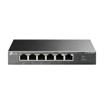 Switch 1 x RJ45 1G PoE++, 3 x RJ45 1G PoE+, 2 x RJ45 Gigabit