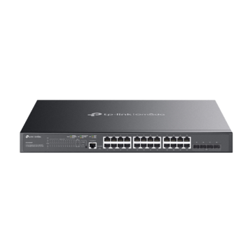 Switch 24 x RJ45 Gigabit PoE, 4 x SFP+ 10G, Buget PoE 384W