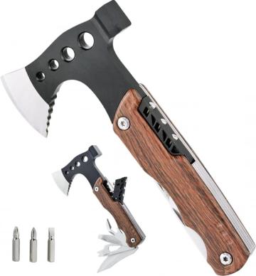 Mini-topor multifunctional pentru camping 22.5 cm