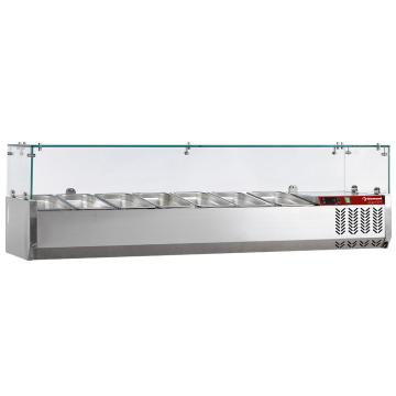 Structura frigorifica 7x GN 1/4 - 150 mm, cu SneezeGuard de la Clever Services SRL