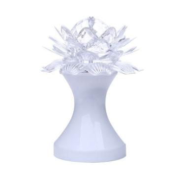 Lampa rotativa cu suport si leduri multicolore