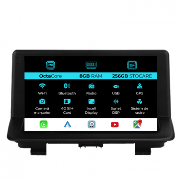 Navigatie dedicata Audi Q3 (2011-2018), 9 inch, 8Gb Ram