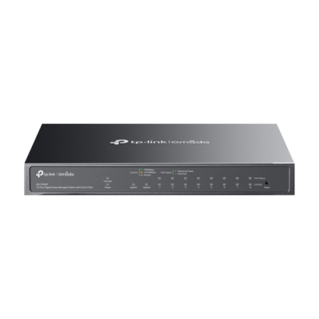 Switch 8 porturi RJ45 1G PoE, 1 x RJ45 1G, 1 x combo SFP RJ4