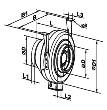 Ventilator centrifugal 160 de la Ventdepot Srl