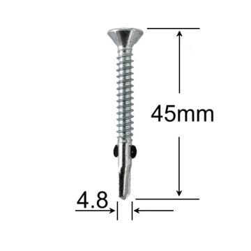 Surub autoforant cu aripi 4.8x45mm - 500 buc/cutie
