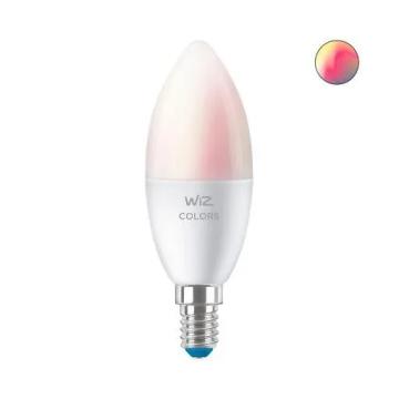 Bec LED RGB inteligent WiZ Connected Colors C37, wi-fi, E14