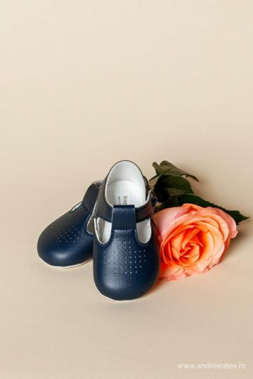 Pantofi botez B 625 - bleumarin de la Andreeatex