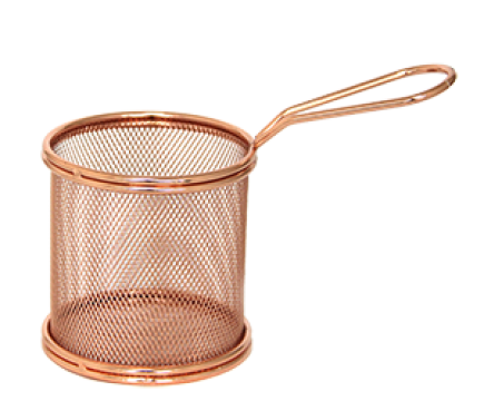 Cos servire rotund Raki, D9xh9cm, pentru cartofi prajiti