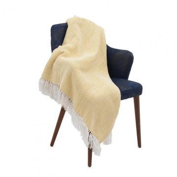 Cuvertura pled 160x200 cm Zig yellow de la Eve Nasia S.r.l