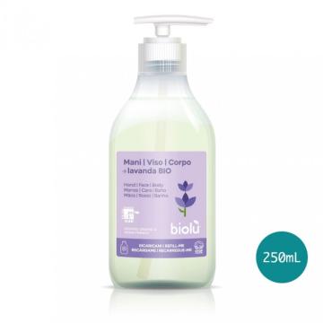 Sapun lichid cu lamaie si lavanda bio 250ml, Biolu de la Sanito Distribution Srl